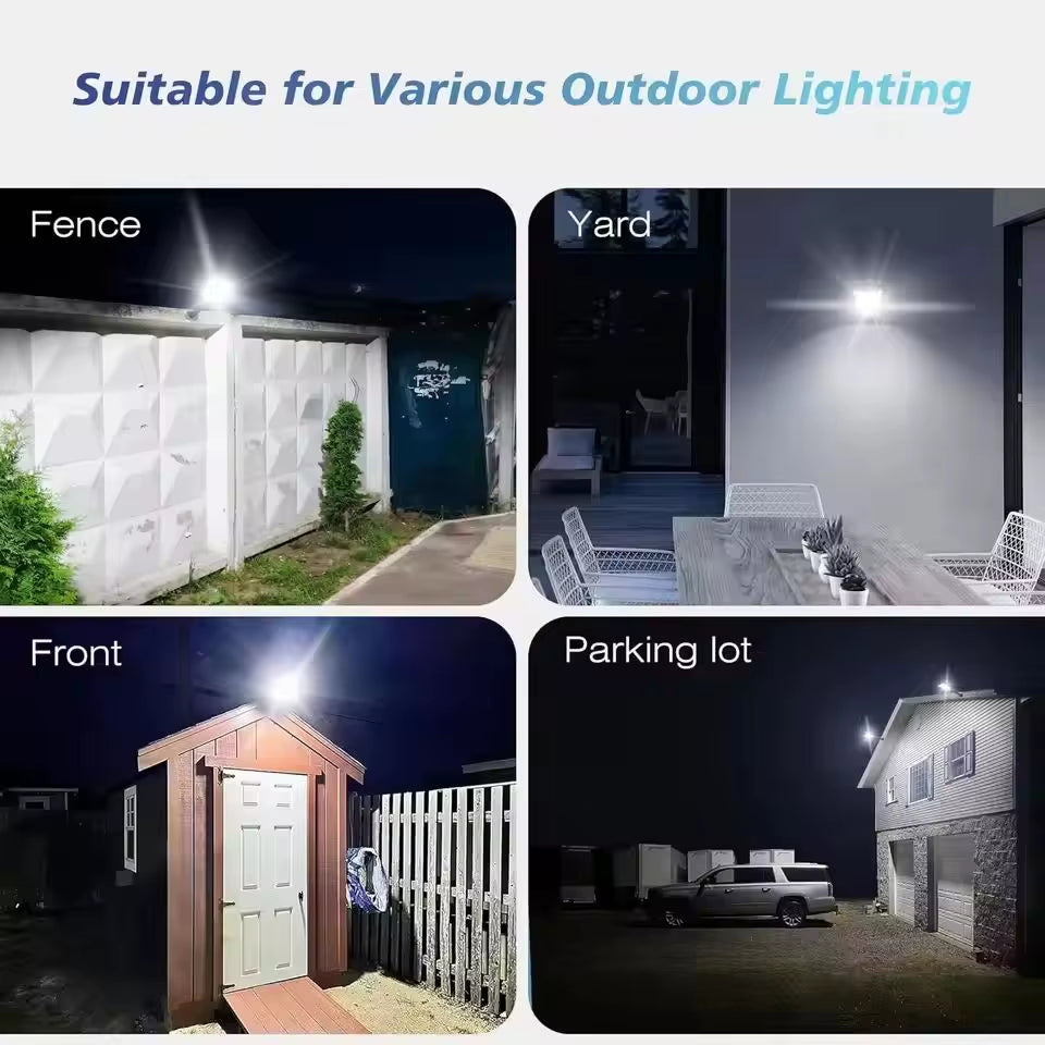 100000LM Solar LED Outdoor Lighting Motion Sensor Light Outdoor Solar Spotlight Sunshine Wall Lamp Courtyard Light Garden Light