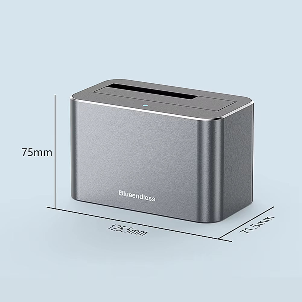 Hard Drive Dock USB3.0 to SATA External Hard Drive Docking Station 5Gbps SAS to USB 3.0 Adapter for 2.5/3.5 in SATA/SAS HDD SSD