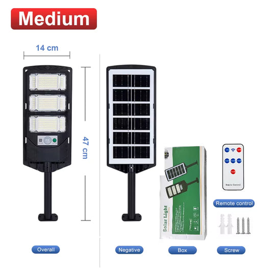 100000LM Solar LED Outdoor Lighting Motion Sensor Light Outdoor Solar Spotlight Sunshine Wall Lamp Courtyard Light Garden Light