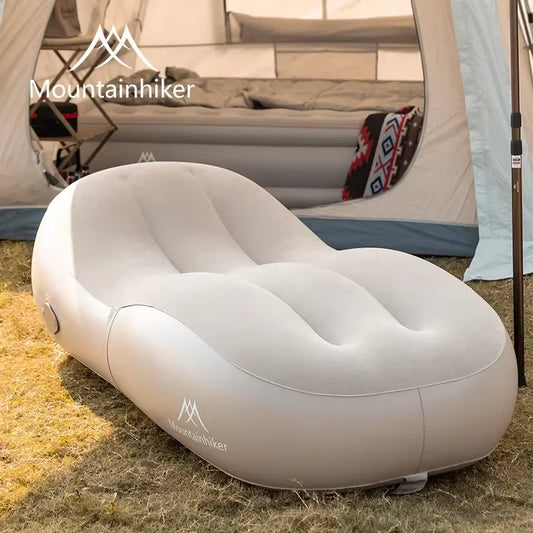 Fast Inflatable Air Sofa Bed Outdoor Portable Air Mattress Lazy Camping Automatic Inflatable Sleeping Mat 168*76Cm