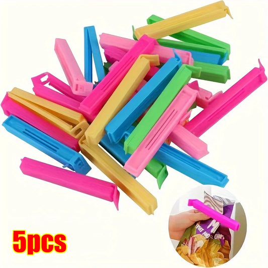 5-100PCS Food Snack Bag Sealing Plastic Clips for Packages Kitchen Storage Package and Organization Items Accessories